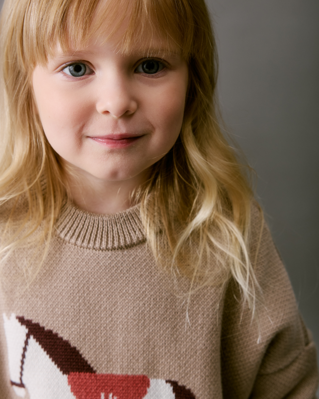 Свитер детский Кофейный Фото 3 Свитер детский Кофейный Фото 3