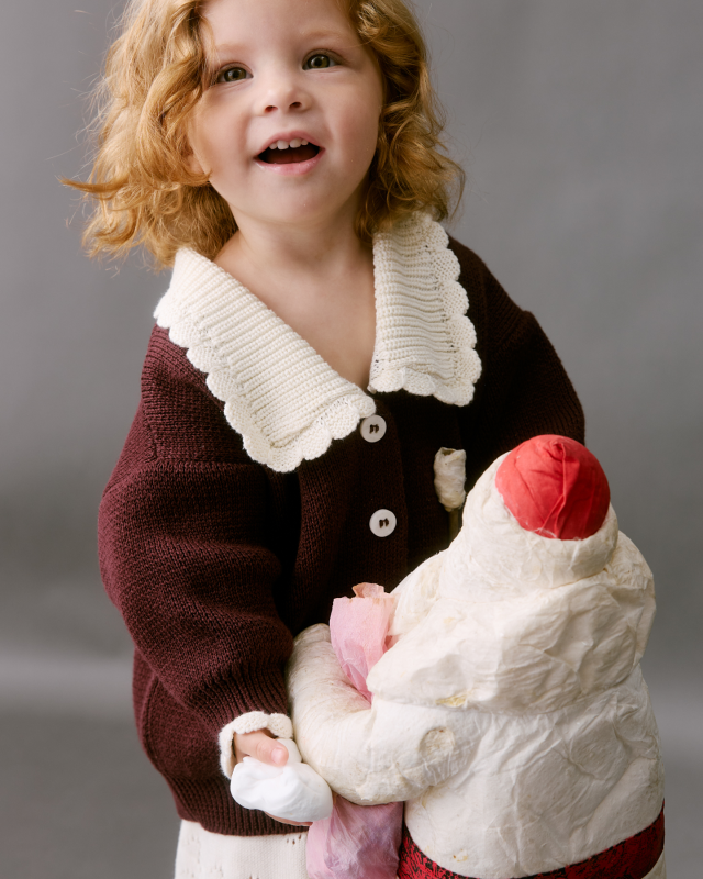 Кардиган детский Бордо Фото 5