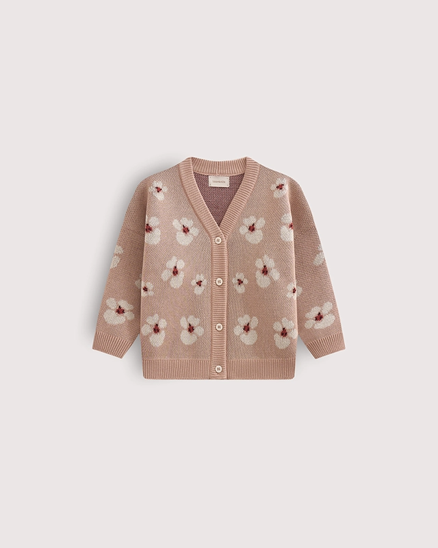 Кардиган детский Пудровый Фото 5