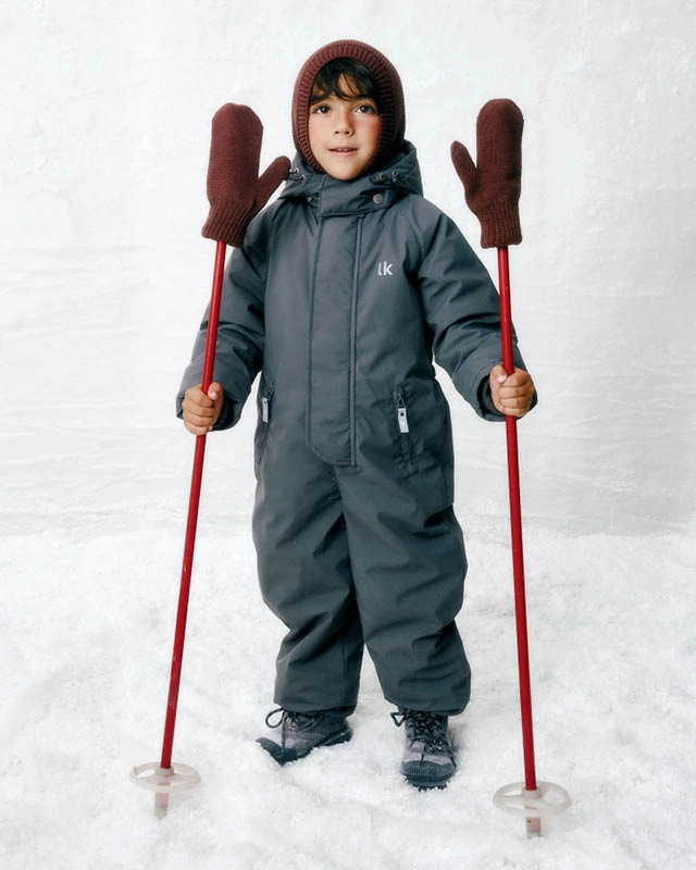 Варежки детские шерстяные Шоколад Фото 2