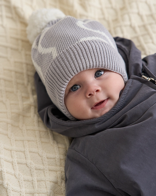 Шапка детская Серый Фото 3