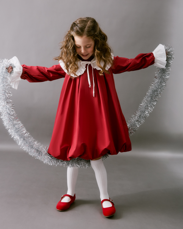 Платье для девочки Бордо Фото 1