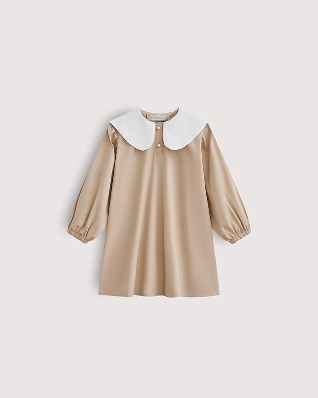 Платье для девочки Бежевый Фото 1