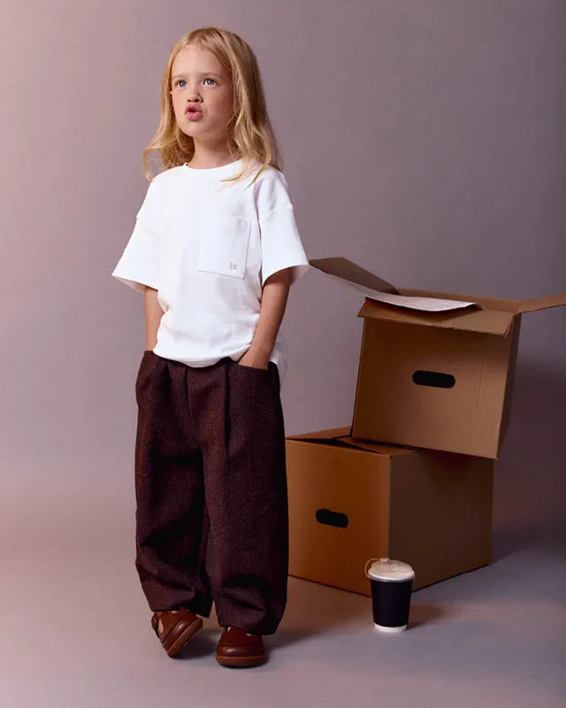 Брюки детские шерстяные Шоколад Фото 3