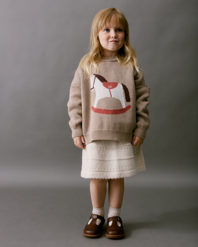 Свитер детский Кофейный Фото 2