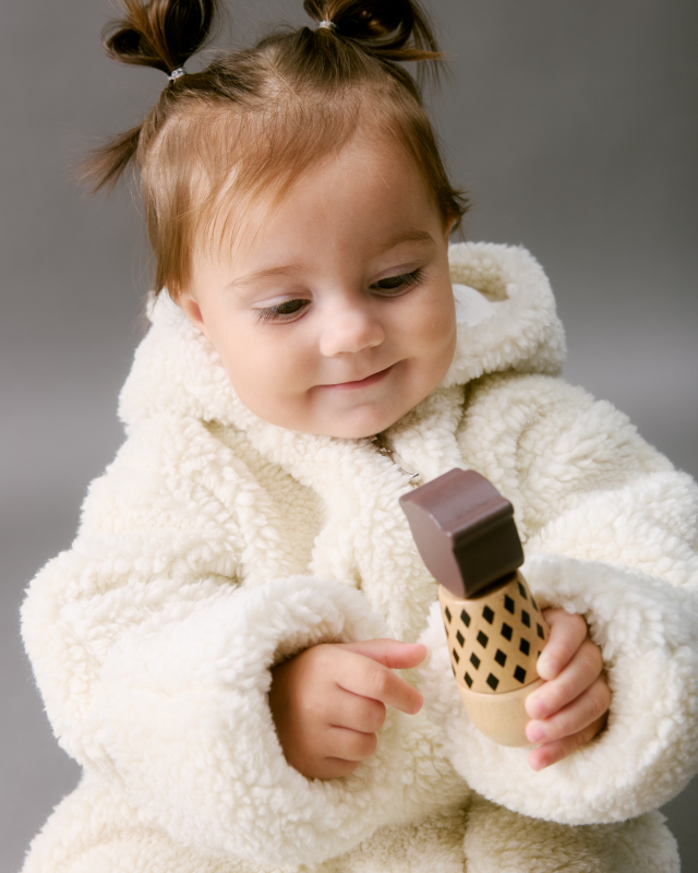 Комбинезон детский утепленный Бежевый Фото 2