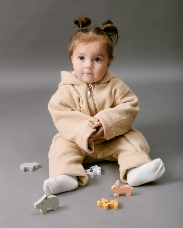 Комбинезон детский утепленный Бежевый Фото 4 Комбинезон детский утепленный Бежевый Фото 4