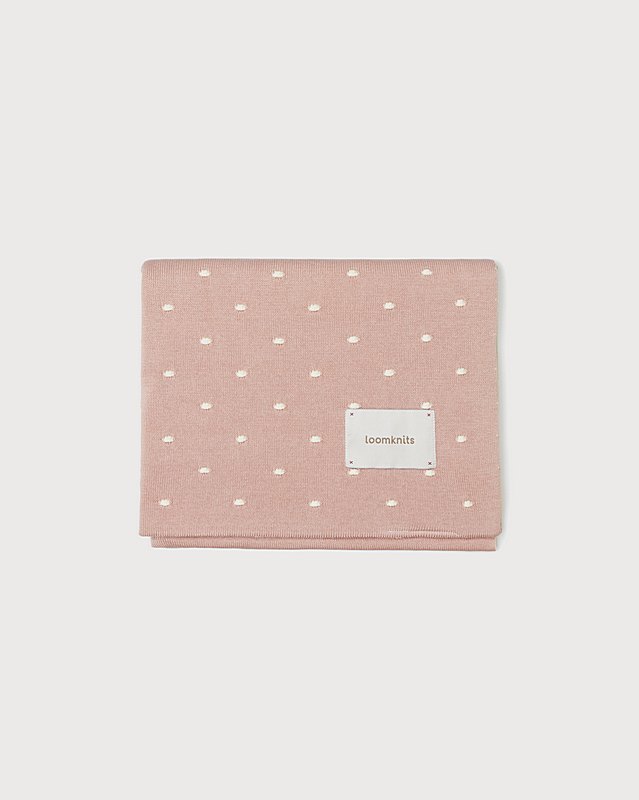 Плед текстурный Пыльно-розовый Фото 1