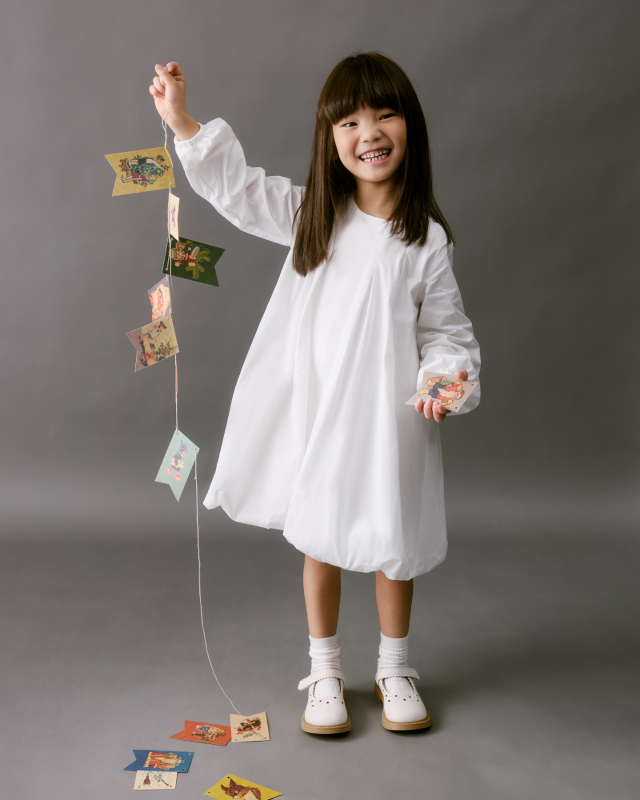 Платье для девочки Молочный Фото 1