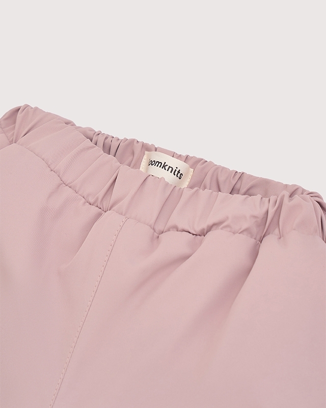 Детские утепленные брюки Пыльно-розового цвета Фото 2