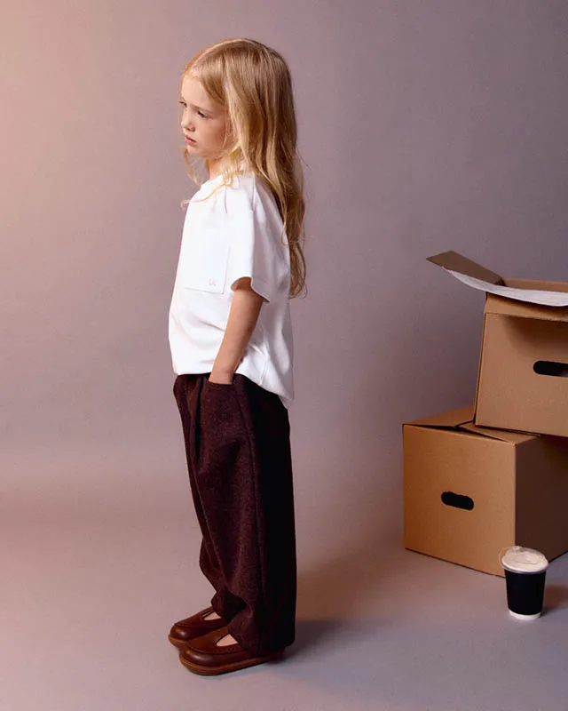 Брюки детские шерстяные Шоколад Фото 5