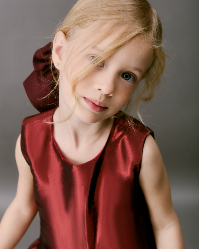 Платье для девочки Бордо Фото 6 Платье для девочки Бордо Фото 6