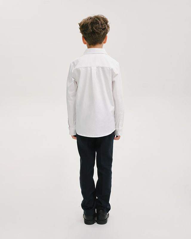 Рубашка с длинным рукавом для мальчика Экрю Фото 3