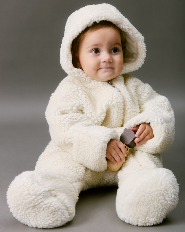 Комбинезон детский утепленный Бежевый Фото 3