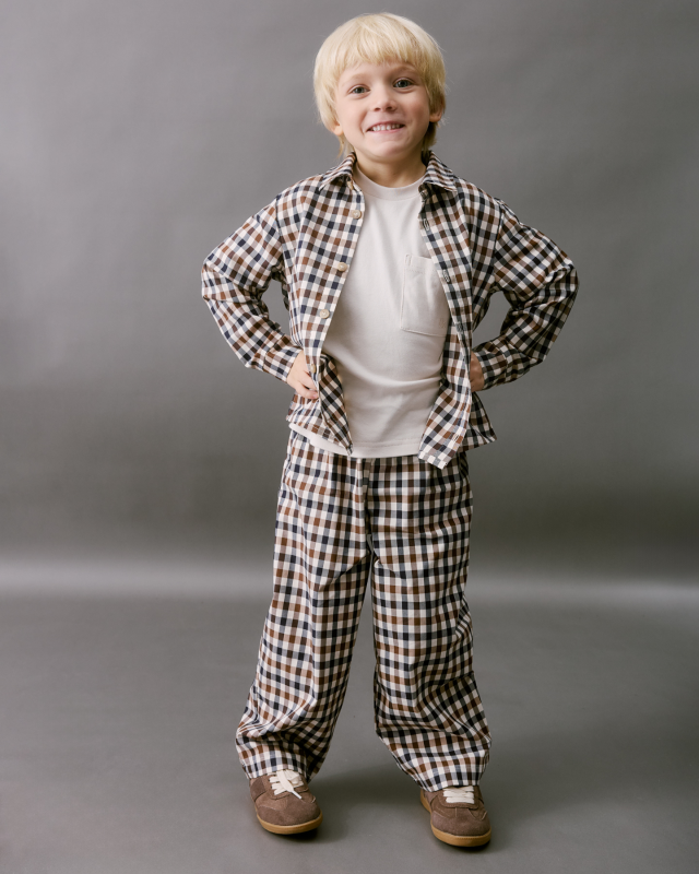 Рубашка детская Бежевый Фото 2 Рубашка детская Бежевый Фото 2