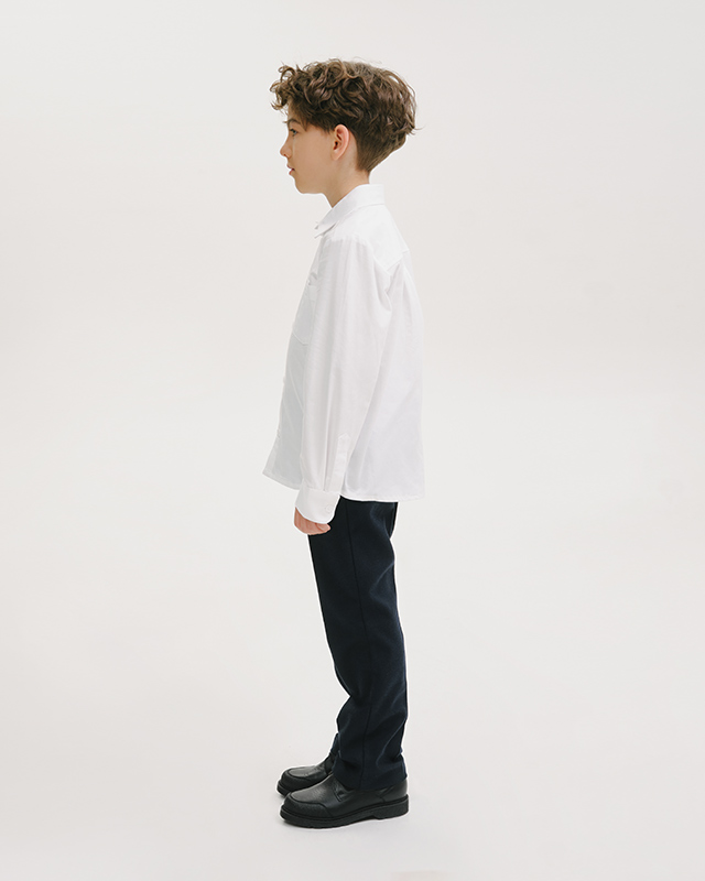 Рубашка с длинным рукавом для мальчика Экрю Фото 2