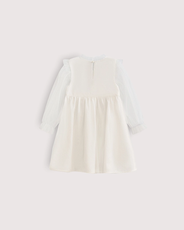 Платье для девочки Молочный Фото 5