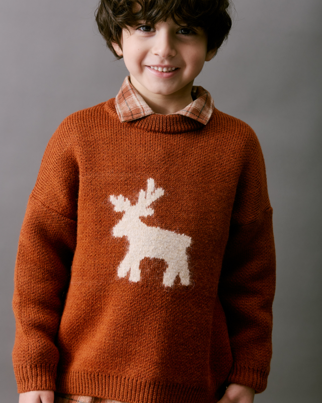 Свитер детский Охра Фото 3