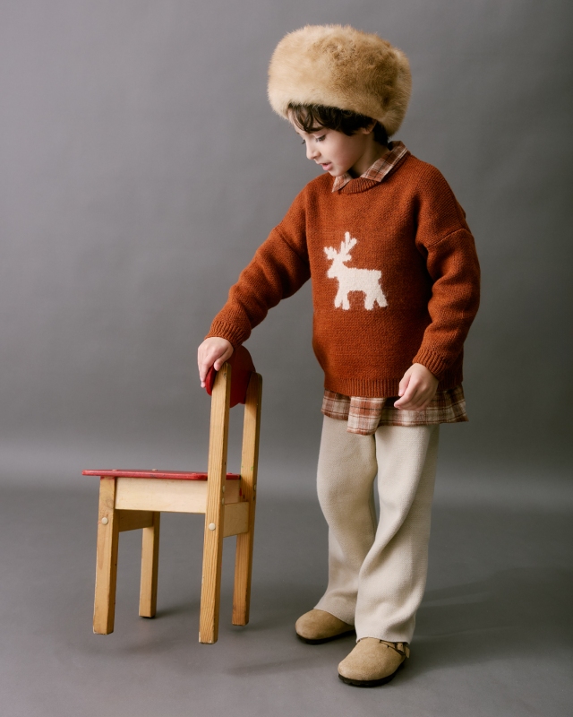 Свитер детский Охра Фото 2