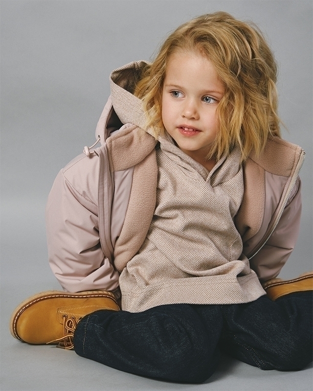 Куртка детская Пыльно-розовый Фото 6