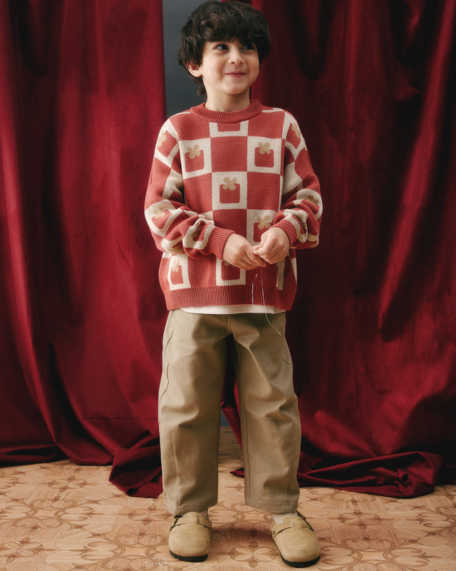 Свитер детский Бордо Фото 2