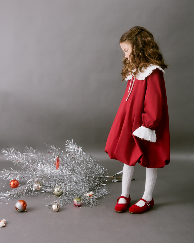 Платье для девочки Бордо Фото 3