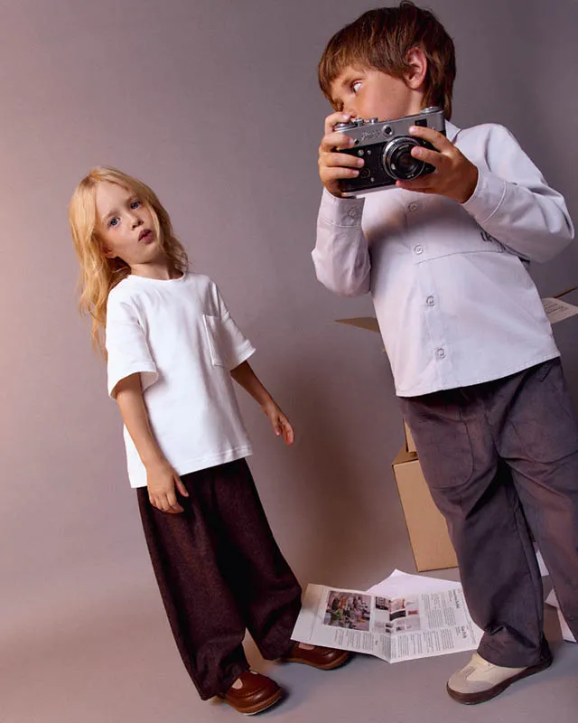 Брюки детские шерстяные Шоколад Фото 4