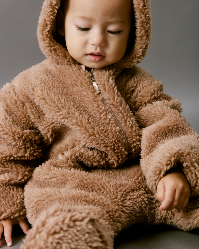 Комбинезон детский утепленный Коричневый Фото 4 Комбинезон детский утепленный Коричневый Фото 4