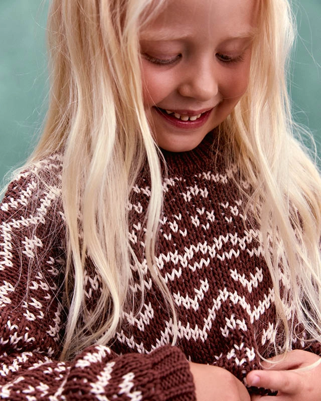 Свитер детский шерстяной Шоколад Фото 4