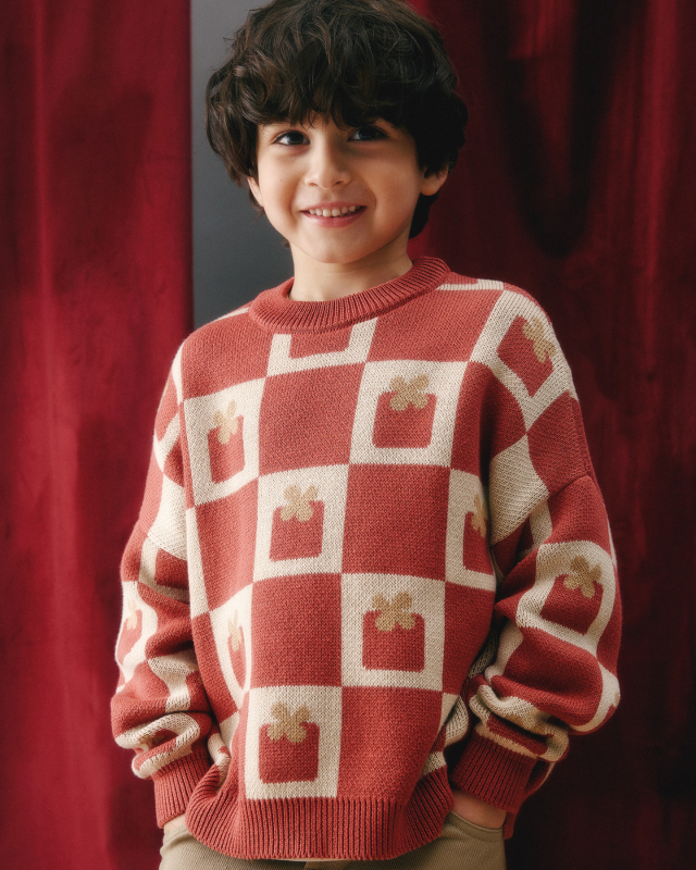 Свитер детский Бордо Фото 1