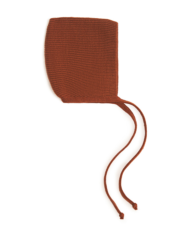 Шапка из шерсти мериноса Рыжий Фото 1