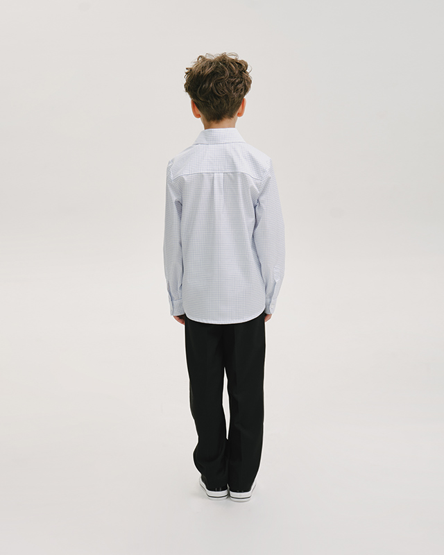 Рубашка с длинным рукавом для мальчика Голубой Фото 3