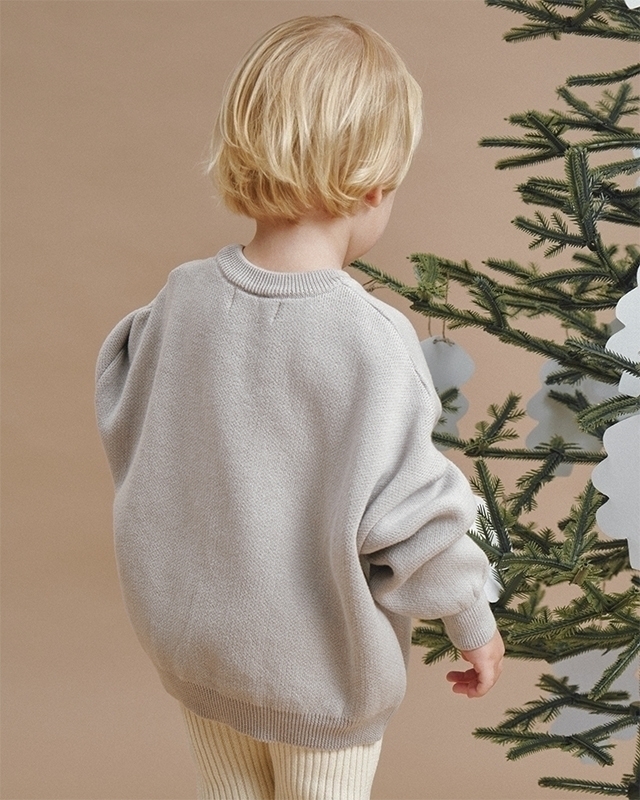 Набор для вязания Детский свитер Лама, цвет - - джинсовый - Интернет магазин rmru