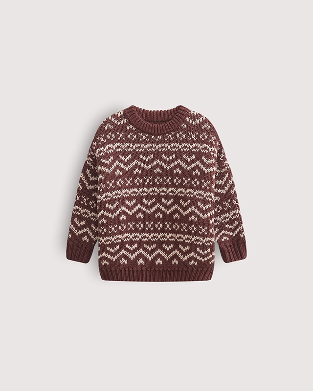 Свитер детский шерстяной Шоколад Фото 8