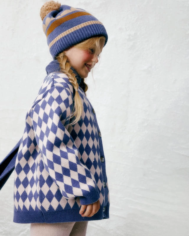 Кардиган детский Синий Фото 2