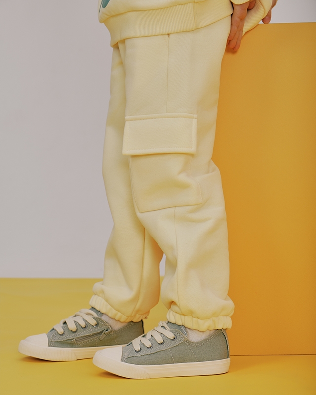 Детские брюки на резинке Желтого цвета Фото 4