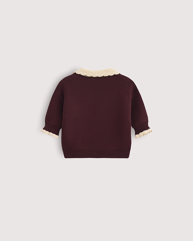 Кардиган детский Бордо Фото 2