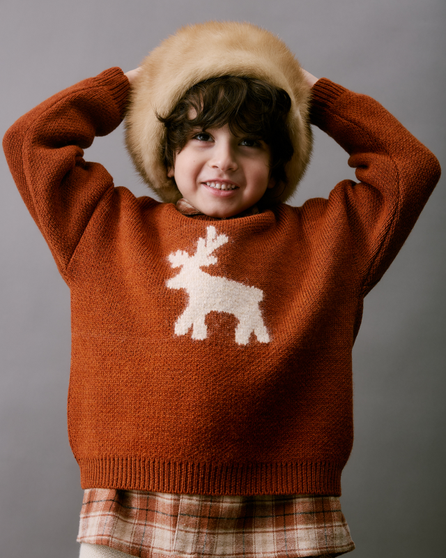 Свитер детский Охра Фото 1