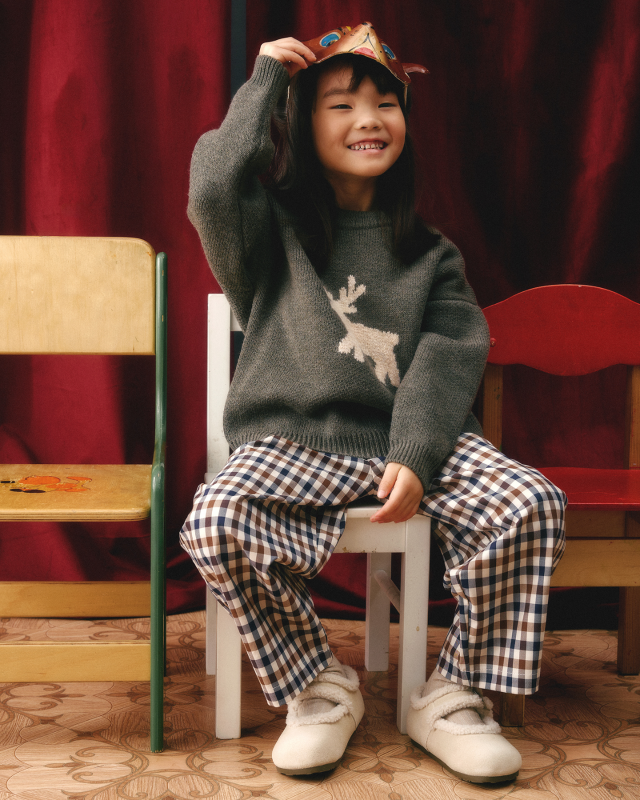 Свитер детский Коричневый Фото 4 Свитер детский Коричневый Фото 4