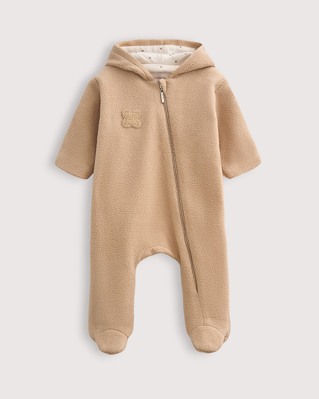 Комбинезон детский утепленный Бежевый Фото 1 Комбинезон детский утепленный Бежевый Фото 1