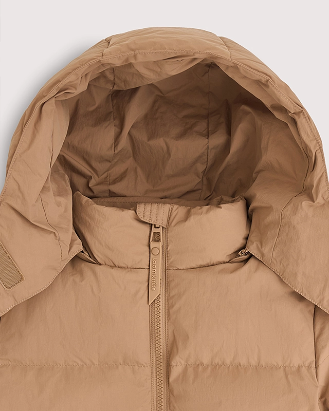 Пуховик детский Бежевый Фото 9