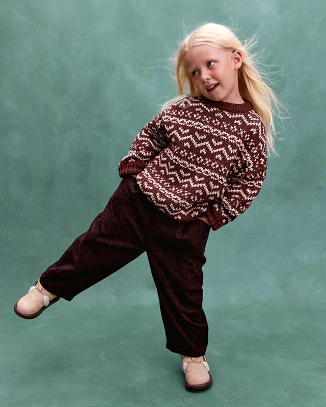 Свитер детский шерстяной Шоколад Фото 3