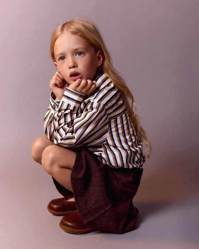 Юбка для девочки Сливовый Фото 3