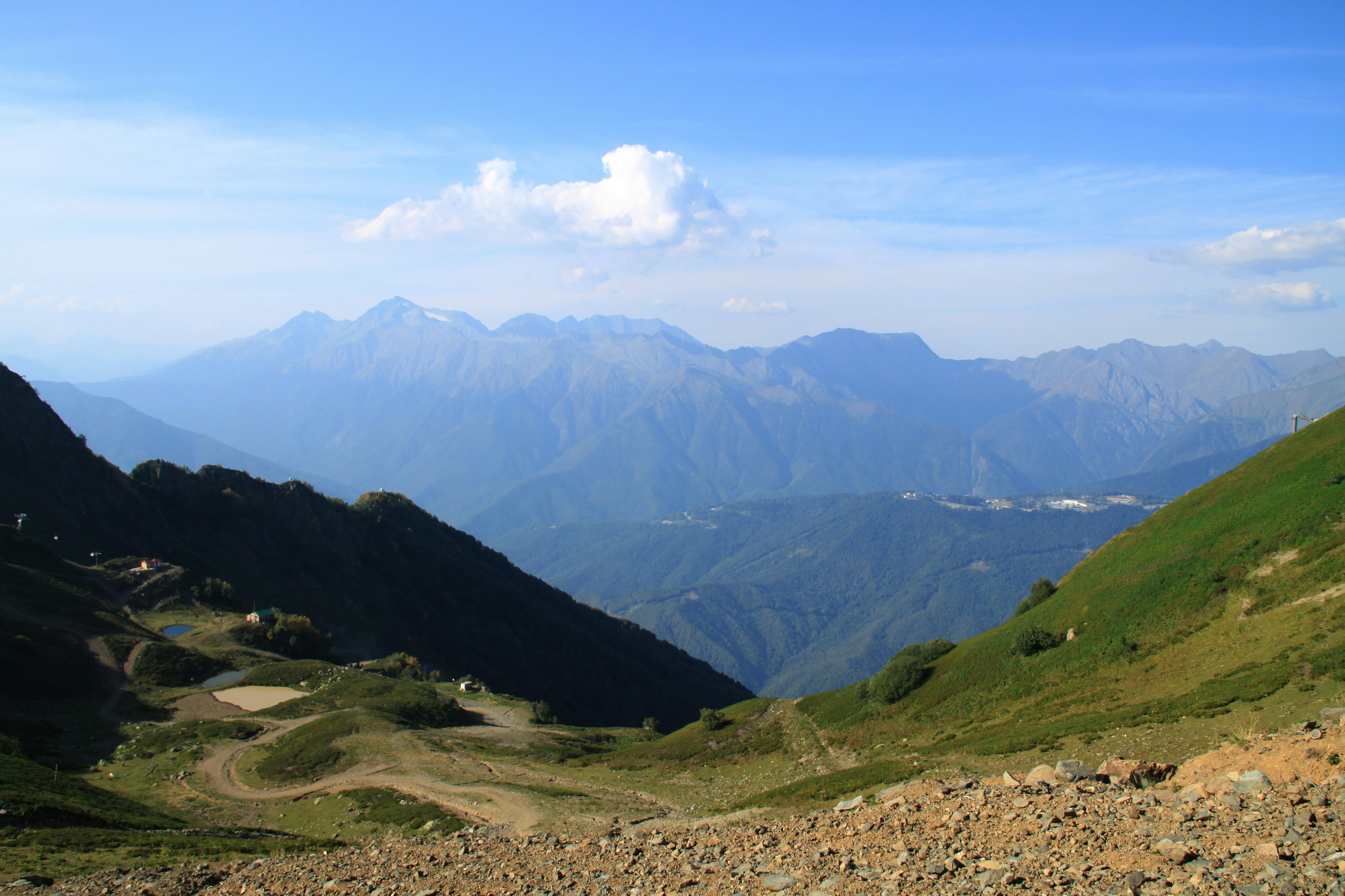 Горный пейзаж в Сочи, Краснодарский край, Россия