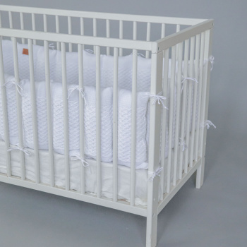 Bed bumper Morphey White