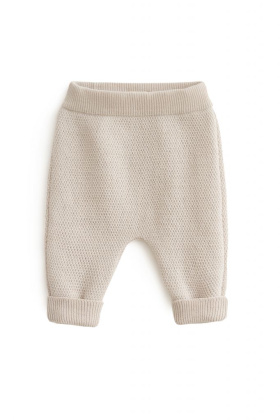 Structural knit trousers Cashew