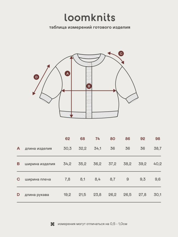 Кардиган Rabbit Кремовый Фото 6