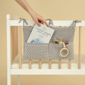 Organizer for bed Silver